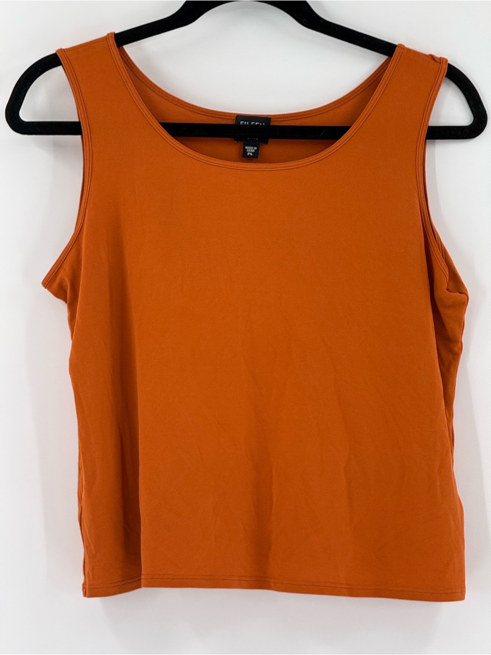 Eileen Fisher 100% Silk Tank‎ Sleeveless Blouse PL